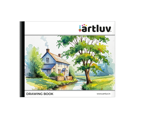 Artluv Big Drawing Book 2 Artluv Premium Quality Big Drawing Book with Natural Shades Paper