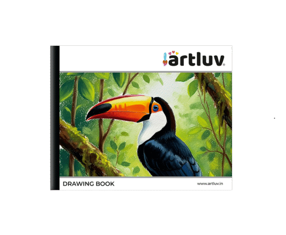 Artluv Big Drawing Book1 Artluv Premium Quality Big Drawing Book with Natural Shades Paper