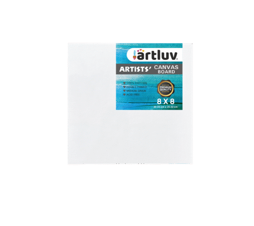 Artluv-Canvas-Board-8x8-inch1 Artluv Premium Canvas Board